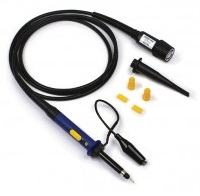 Passive oscilloscope probe: 100 MHz bandwidth 1:1/10:1 switchable, BNC