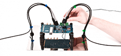 Probe holder kit with 4 x P2036 300 MHz probes