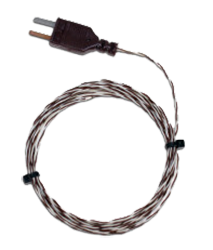Thermocouple type T, exposed tip, PTFE insulated, 10 m