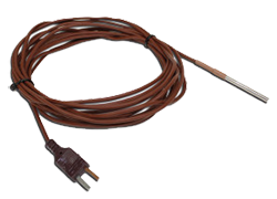 Thermocouple type T, 4 mm x 50 mm stainless steel waterproof tip, 10 m