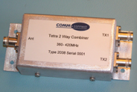 2-to-1 TETRA combiner, type 2038